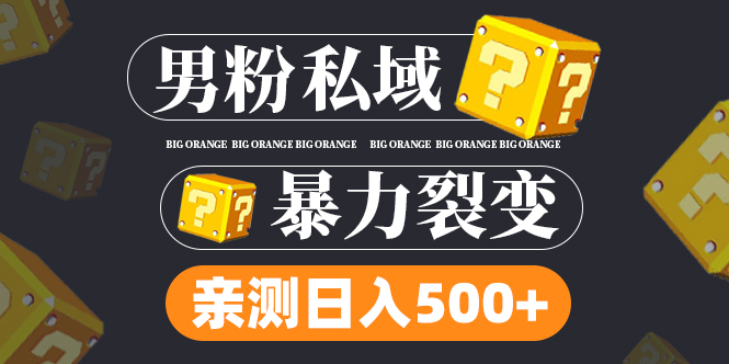 男粉项目，一个作品变现1000+，新渠道新玩法，一部手机实现月入过万-创业项目网