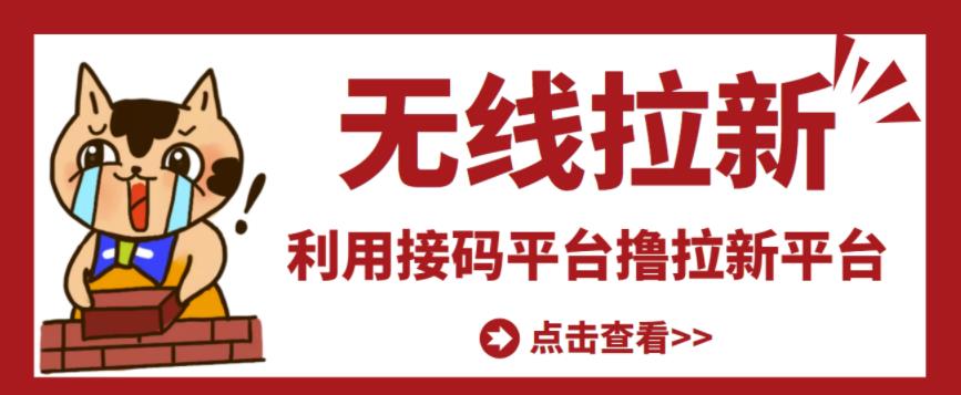 最新接码无限拉新项目，利用接码平台赚拉新平台差价，轻松日赚500+￼-创业项目网