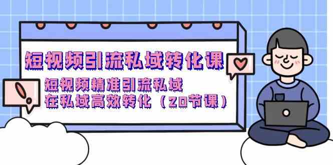 短视频引流私域转化课，短视频精准引流私域，在私域高效转化（20节课）-创业项目网