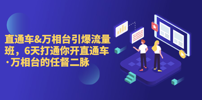 直通车+万相台引爆流量班，6天打通你开直通车·万相台的任督 二脉-创业项目网