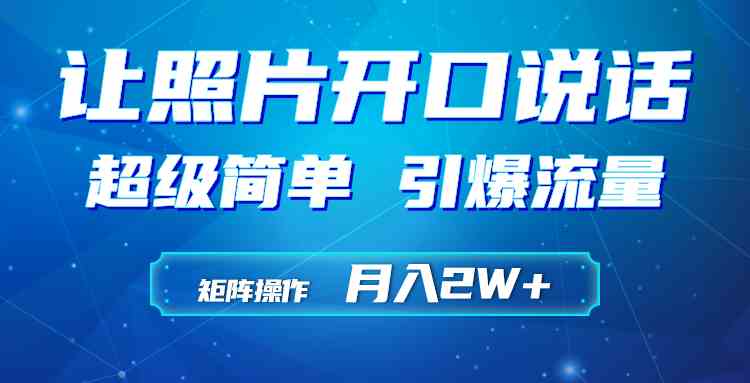 （9553期）利用AI工具制作小和尚照片说话视频，引爆流量，矩阵操作月入2W+-创业项目网