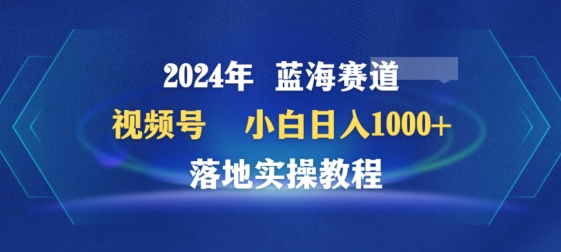 2024年视频号蓝海赛道百家讲坛，小白日入1000+，落地实操教程-创业项目网