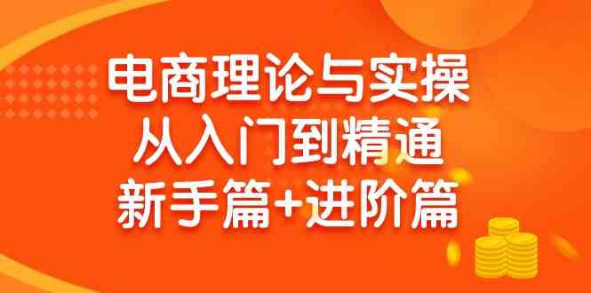 （9576期）电商理论与实操从入门到精通 新手篇+进阶篇-创业项目网