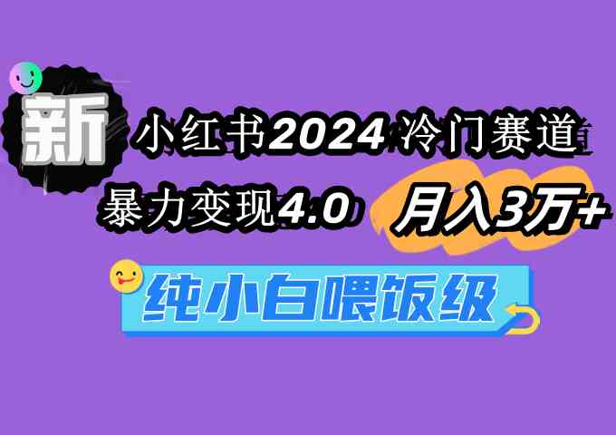 （9133期）小红书2024冷门赛道 月入3万+ 暴力变现4.0 纯小白喂饭级-创业项目网