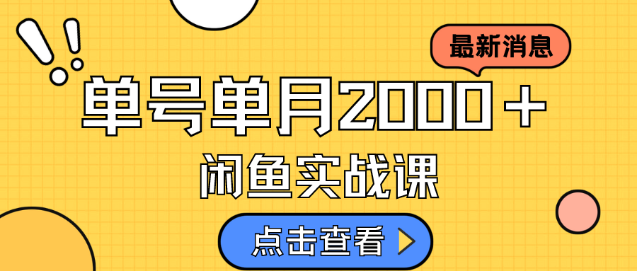 咸鱼虚拟资料新模式，月入2w＋，可批量复制，单号一天50-60没问题 多号多撸-创业项目网