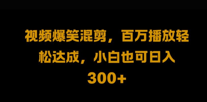 视频号零门槛，爆火视频搬运后二次剪辑，轻松达成日入1k【揭秘】-创业项目网