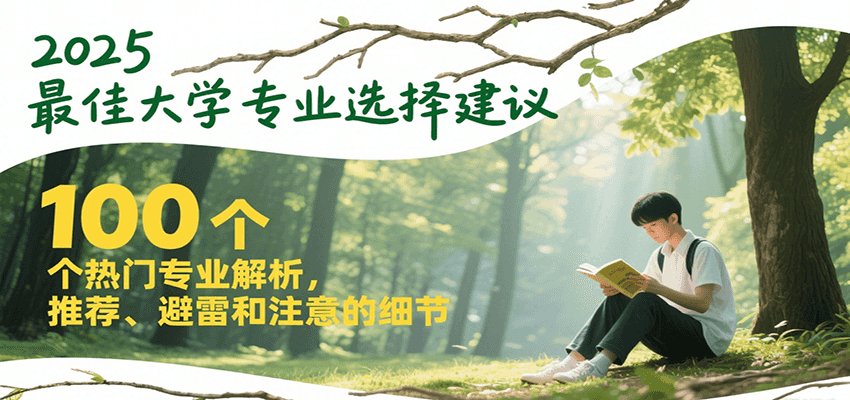 2025最佳大学专业选择建议，100个热门专业解析，推荐、避雷和注意的细节-创业项目网