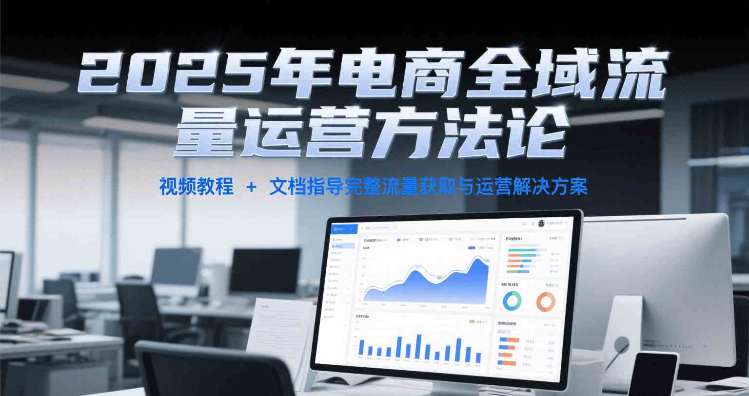2025年电商全域流量运营方法论，视频教程+文档指导完整流量获取与运营解决方案-创业项目网