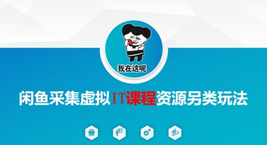 闲鱼采集虚拟IT课程资源另类玩法，干货满满-创业项目网