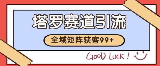 小红书某音塔罗赛道引流获客 自热矩阵日引200+【揭秘】-创业项目网