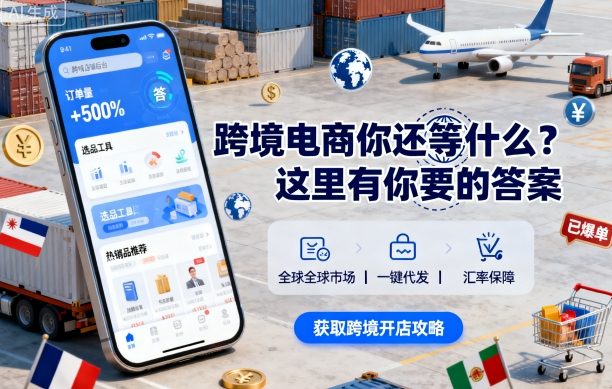跨境电商你还等什么？这里有你要的答案【音频课】-创业项目网