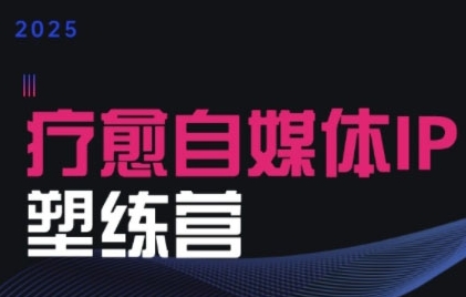 2025治愈自媒体IP训练营，专为疗愈领域从业者打造-创业项目网