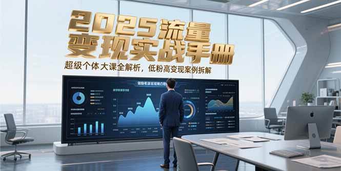 2025流量变现实战手册，超级个体大课全解析，低粉高变现案例拆解-创业项目网