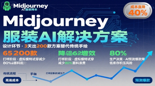AI在服装领域的运用，使用midjourney做服装辅助企业降低成本-创业项目网