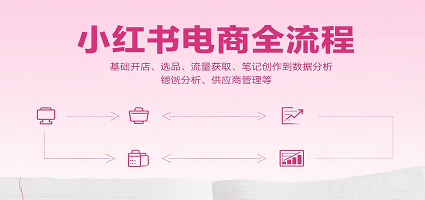 小红书电商全流程，基础开店、选品、流量获取、笔记创作到数据分析、供应商管理等-创业项目网
