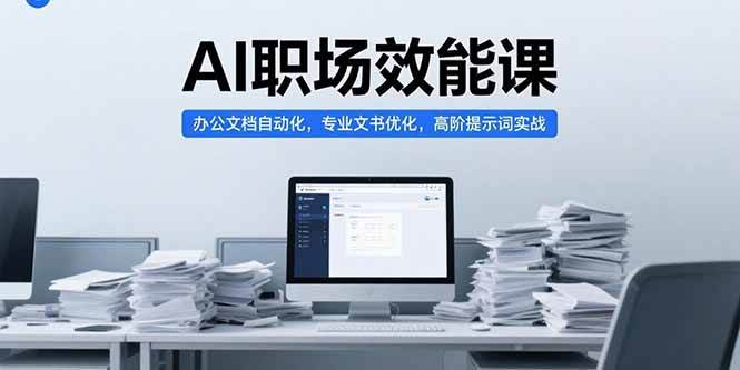 （15371期）AI职场效能课，办公文档自动化，专业文书优化，高阶提示词实战-创业项目网