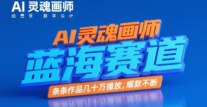 AI灵魂画师，蓝海赛道，条条作品几十W播放，爆款不断-创业项目网