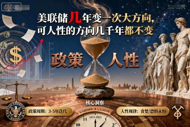 付费文章：美联储几年变一次大方向，可人性的方向几千年都不变-创业项目网