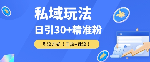 私域金融课变现玩法，日引30+精准流量，转化率50%日销5-10单，一单188-创业项目网