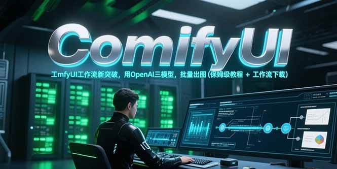 （15191期）ComfyUI工作流新突破，用OpenAI三模型，批量出图(保姆级教程+工作流下载)-创业项目网
