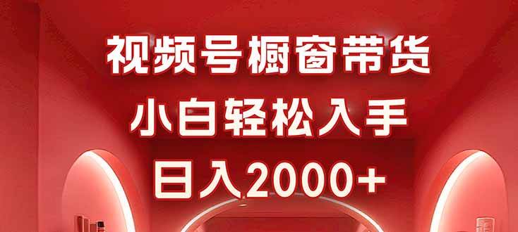 （16248期）视频号橱窗带货，小白轻松入手，日入2000+-创业项目网