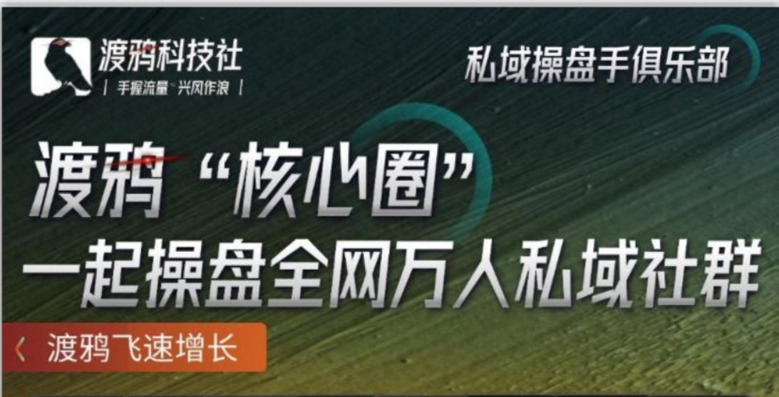 （15218期）渡鸦科技社-会员权益介绍-视频教程展示-创业项目网