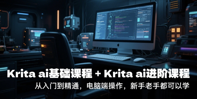 krita ai基础课程+Krita ai进阶课程，从入门到精通，电脑端操作，新手老手都可以学-创业项目网