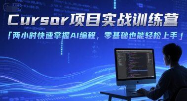 Cursor项目实战训练营，两小时快速掌握AI编程，零基础也能轻松上手-创业项目网