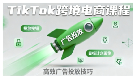 TikTok跨境电商全流程实操课，助力从业者掌握TikTok跨境电商运营核心技能，高效开展业务-创业项目网