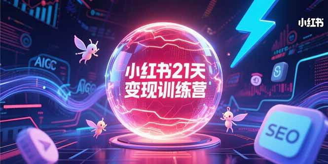（15328期）小红书21天变现训练营，AIGC工具高效应用，SEO优化核心技巧-创业项目网