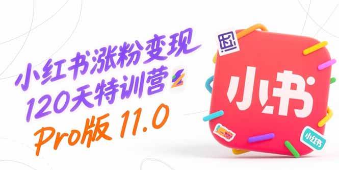 （15432期）小红书涨粉变现120天特训营Pro版11.0：从0到1掌握平台运营,内容制作和变现-创业项目网