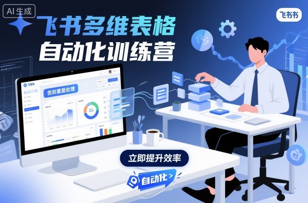 飞书多维表格自动化训练营，手把手教你告别重复处理，用多维表格开启高效办公新模式-创业项目网