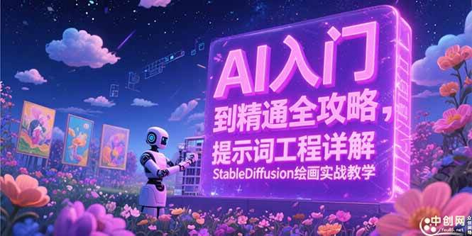 （15181期）AI入门到精通全攻略，提示词工程详解，StableDiffusion绘画实战教学-创业项目网